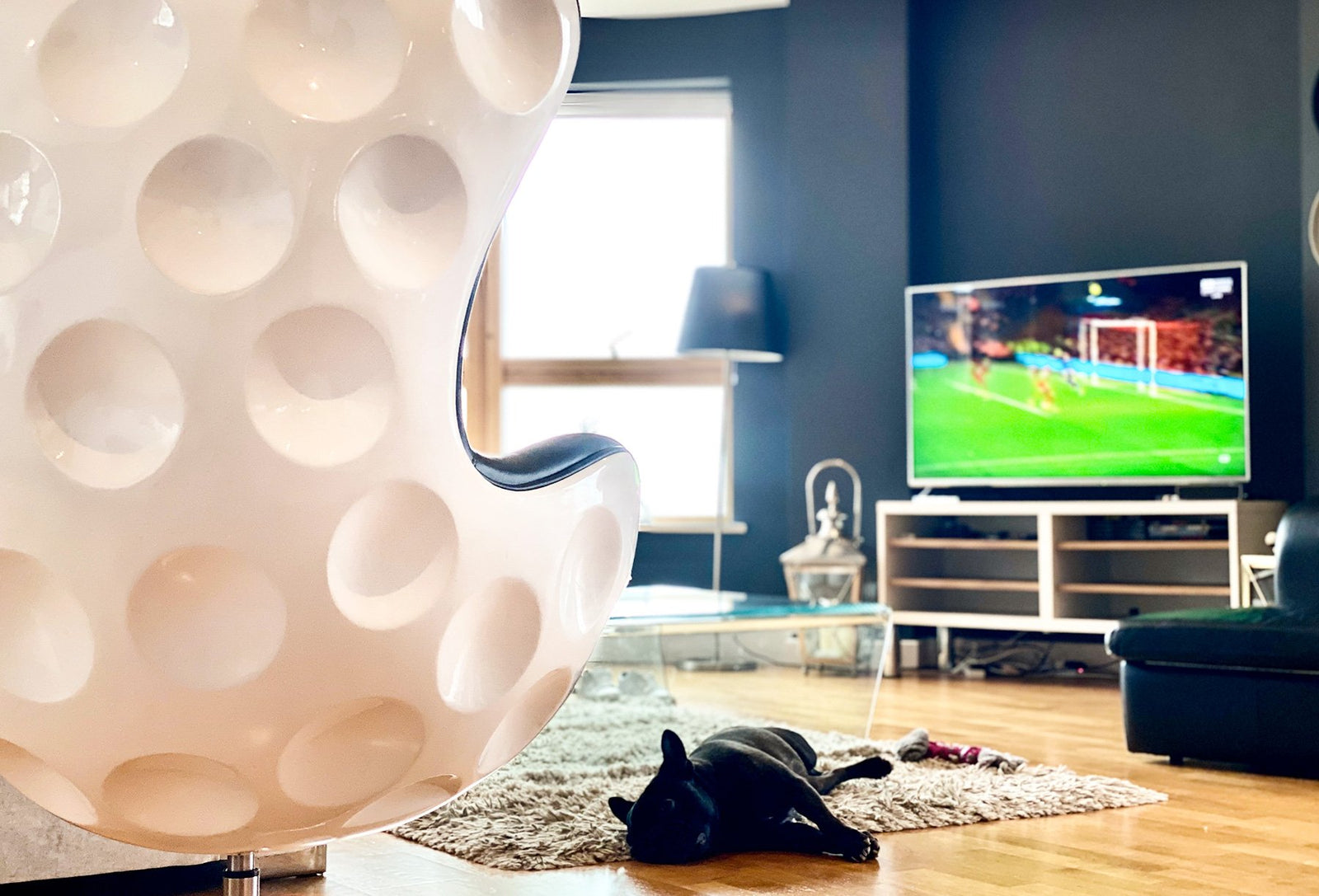 At home.