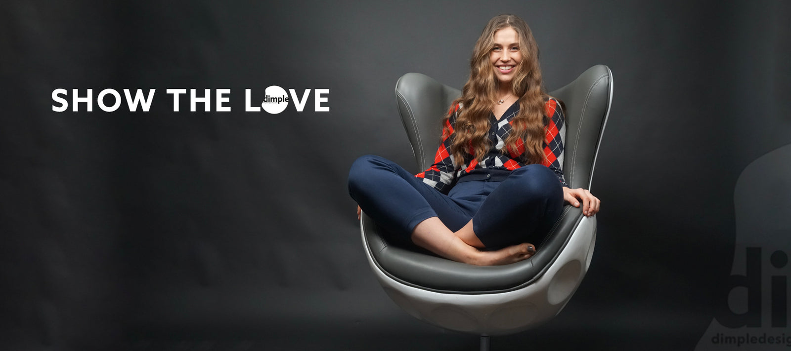 Grace Dimple Golf Ball Chair Model