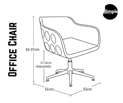 Dimple Office Chair - set of 2