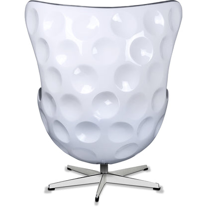 dimple designed usa golf ball chair rear view