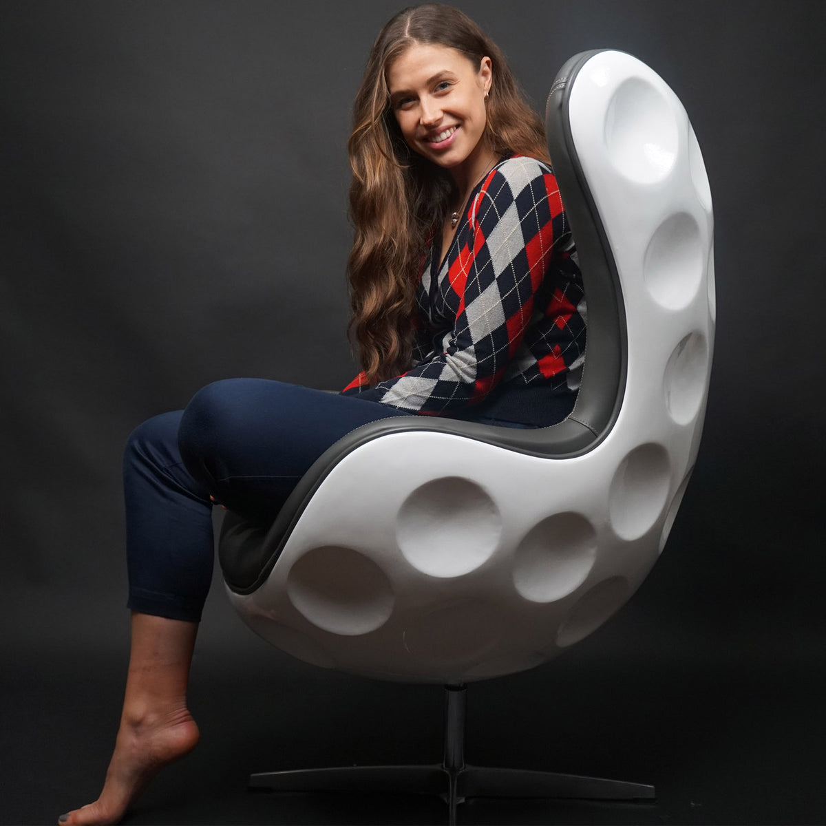 Dimple Designed USA Golf Ball Chair Model