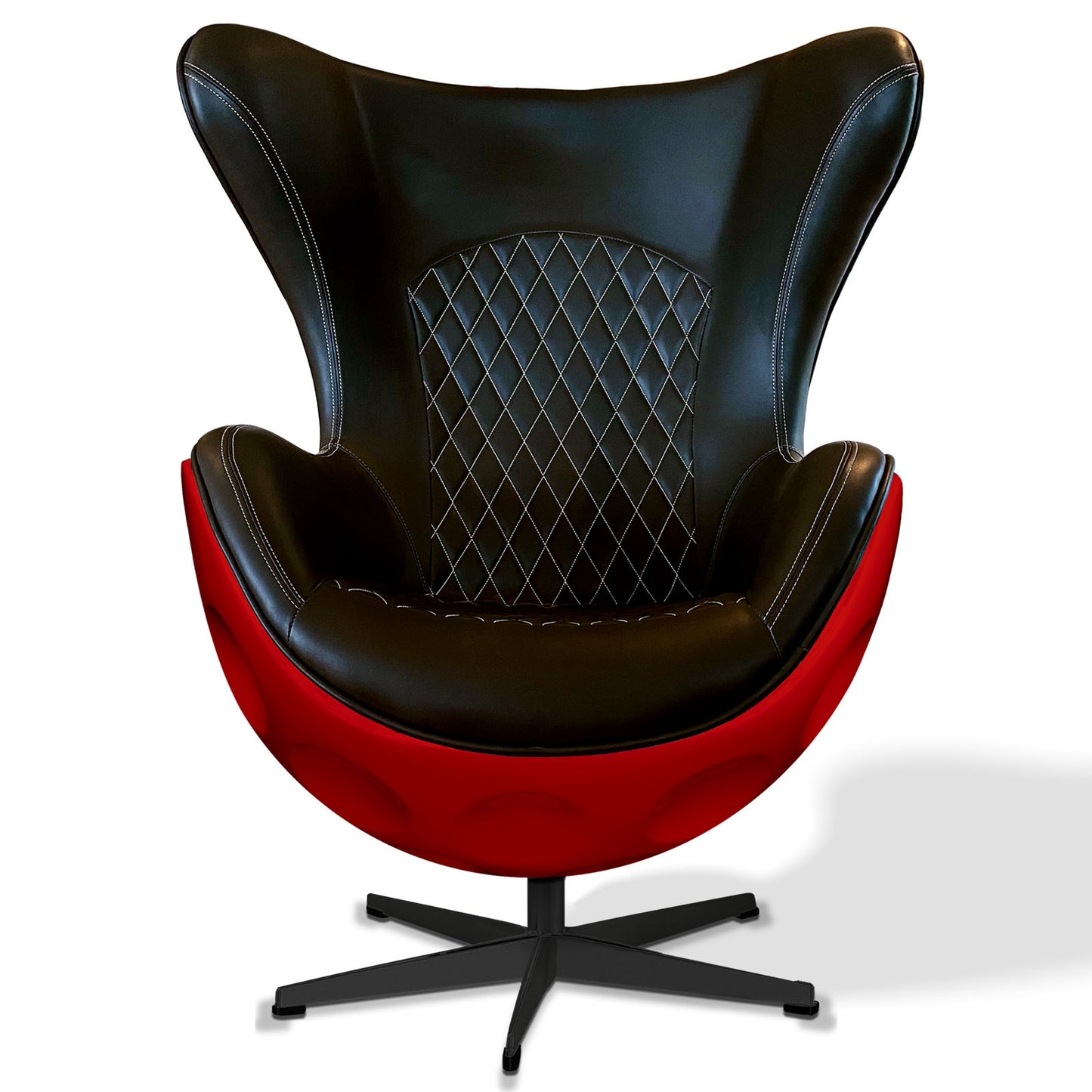 dimple designed-usa-tiger-sunday-red-golf-ball-chair-front-view